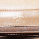 GUCCI Shoulder Bag Canvas Beige Gold Auth 103497-20