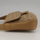 GUCCI Shoulder Bag Canvas Beige Gold Auth 103497-3