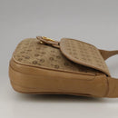 GUCCI Shoulder Bag Canvas Beige Gold Auth 103497-4