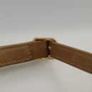 GUCCI Shoulder Bag Canvas Beige Gold Auth 103497-14