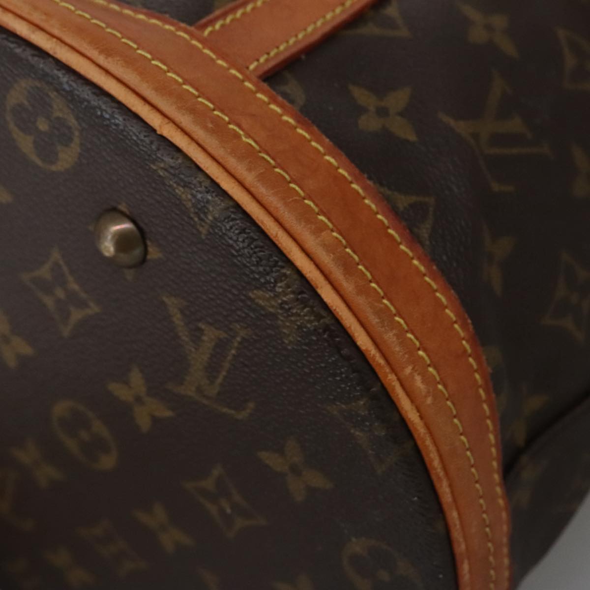 LOUIS VUITTON Monogram Bucket GM Shoulder Bag M42236 LV Auth 103514