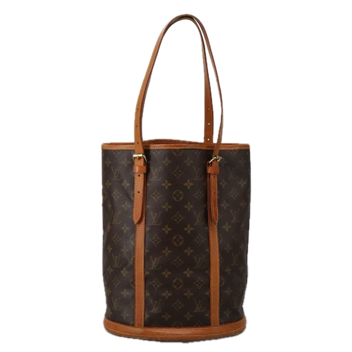 LOUIS VUITTON Monogram Bucket GM Shoulder Bag M42236 LV Auth 103514