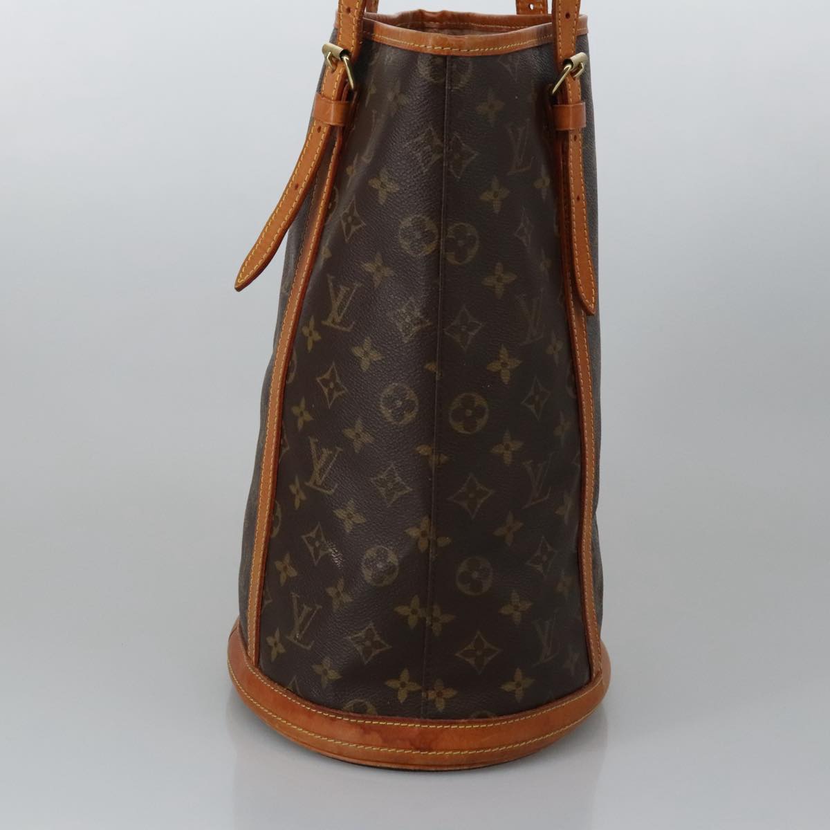 LOUIS VUITTON Monogram Bucket GM Shoulder Bag M42236 LV Auth 103514