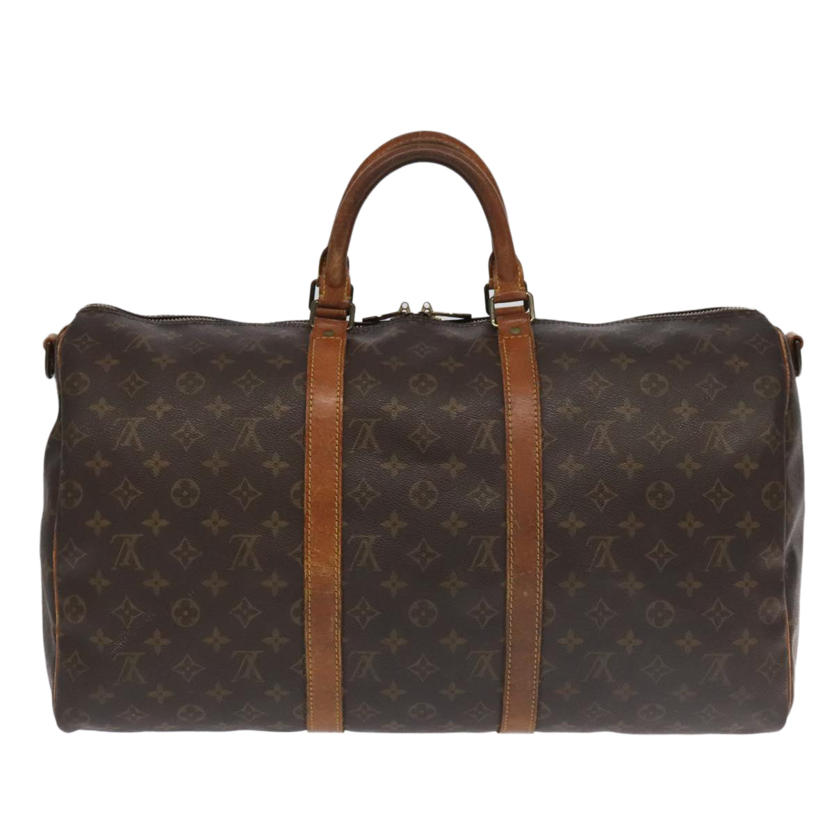 LOUIS VUITTON Monogram Keepall Bandouliere 50 Boston Bag M41416 LV Auth 103516 - 0