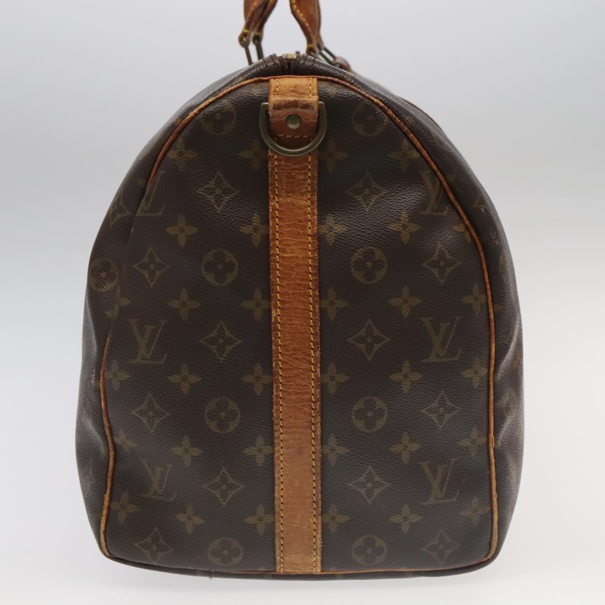 LOUIS VUITTON Monogram Keepall Bandouliere 50 Boston Bag M41416 LV Auth 103516