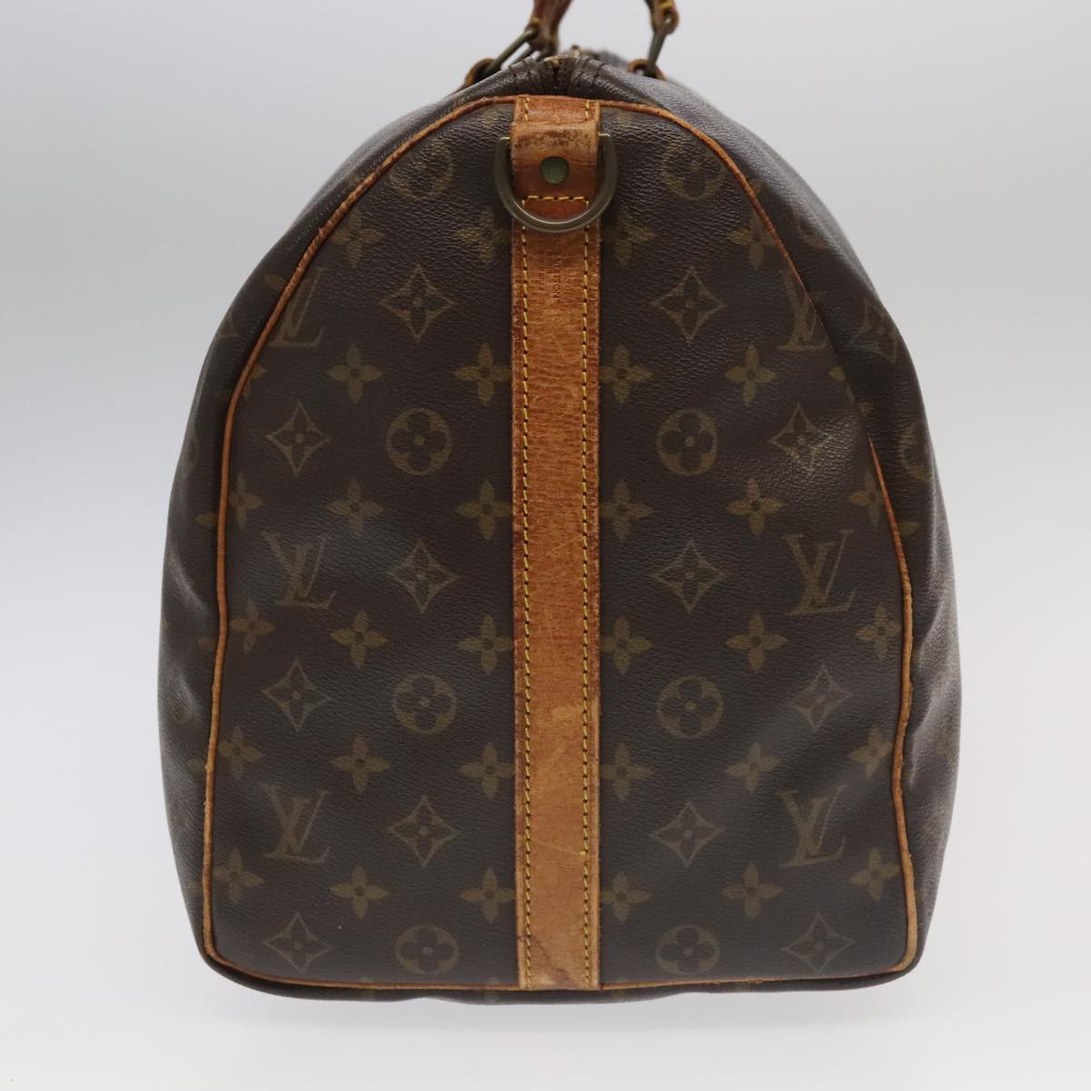 LOUIS VUITTON Monogram Keepall Bandouliere 50 Boston Bag M41416 LV Auth 103516