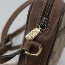 GUCCI GG Supreme Web Sherry Line Shoulder Bag PVC Beige 156 02 089 Auth 103520-18