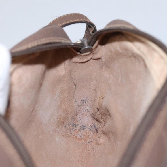 GUCCI GG Supreme Web Sherry Line Shoulder Bag PVC Beige 156 02 089 Auth 103520