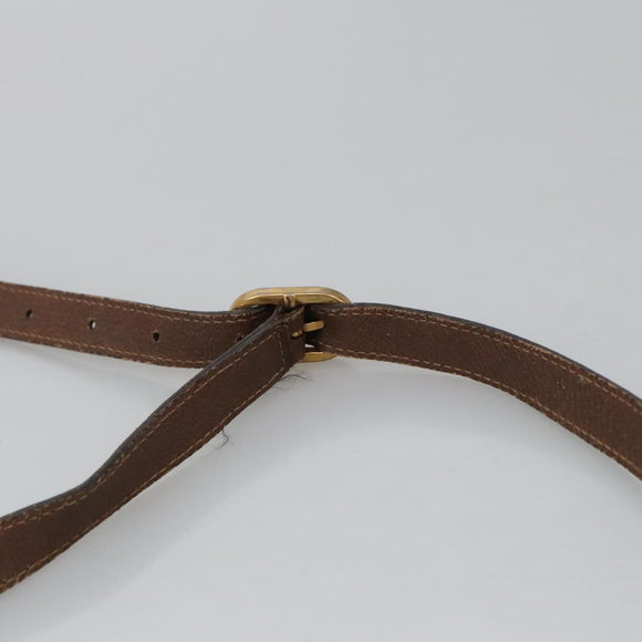 GUCCI GG Supreme Web Sherry Line Shoulder Bag PVC Beige 156 02 089 Auth 103520