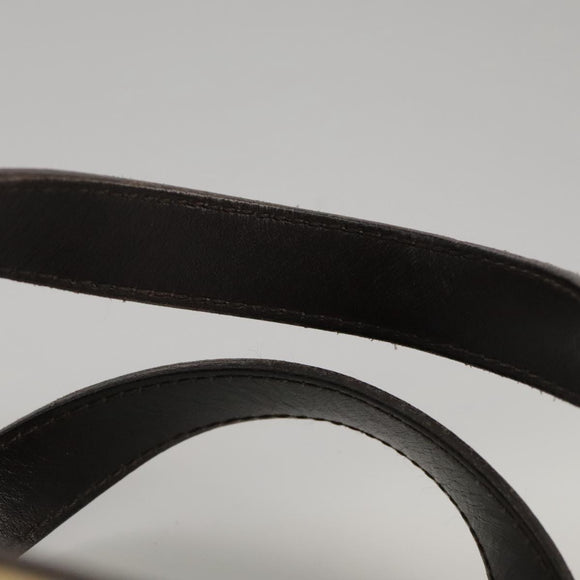 BURBERRY Nova Check Hand Bag PVC Beige Auth 103523