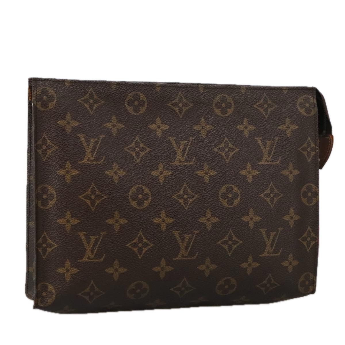 LOUIS VUITTON Monogram Poche Toilette 26 Pouch M47542 LV Auth 103526