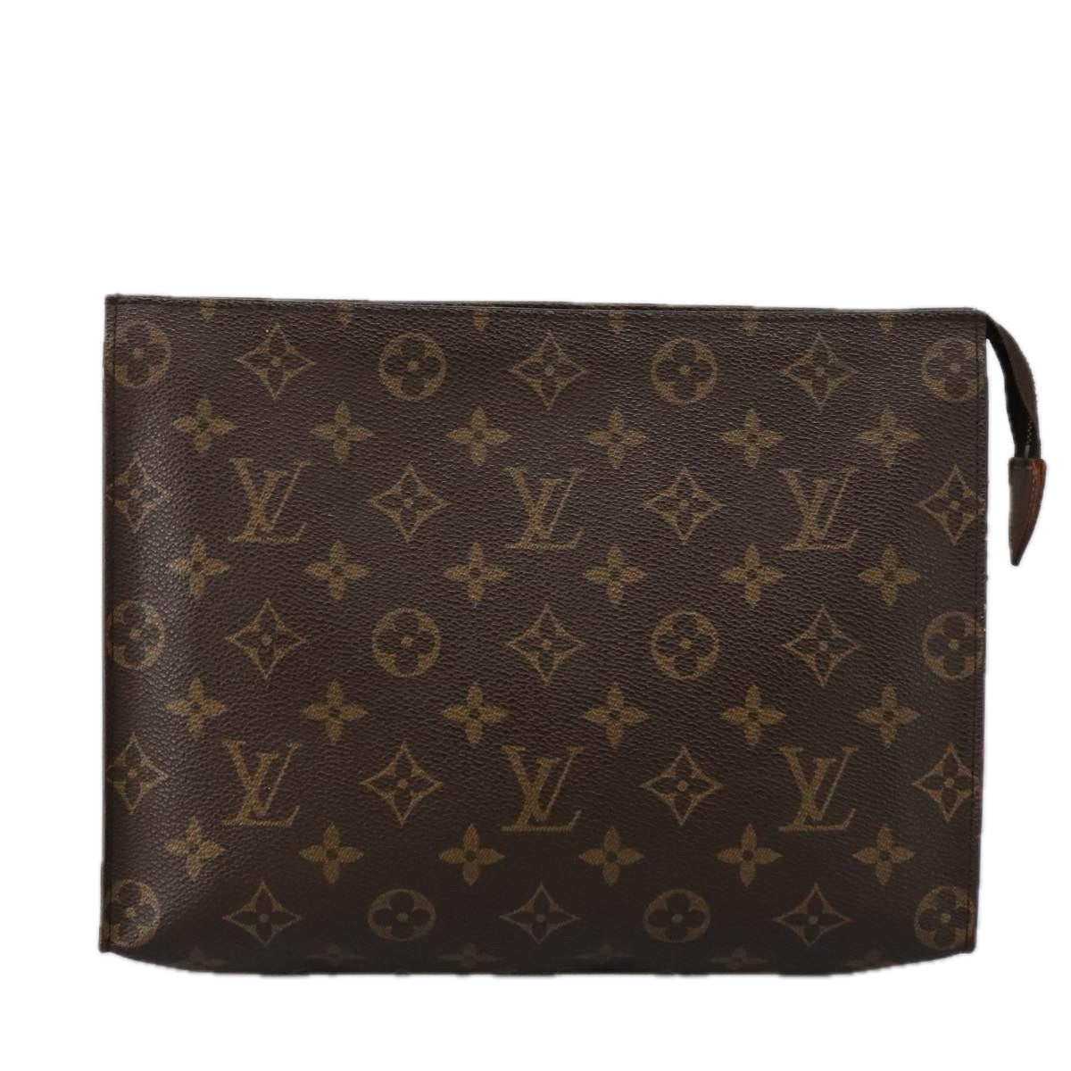 LOUIS VUITTON Monogram Poche Toilette 26 Pouch M47542 LV Auth 103526