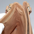 Burberrys Nova Check Shoulder Bag PVC Beige Gold Auth 103531-19