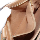 Burberrys Nova Check Shoulder Bag PVC Beige Gold Auth 103531-22