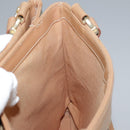 Burberrys Nova Check Shoulder Bag PVC Beige Gold Auth 103531-24