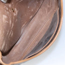 Christian Dior Honeycomb Canvas Shoulder Bag PVC Leather Black Auth 103541-11