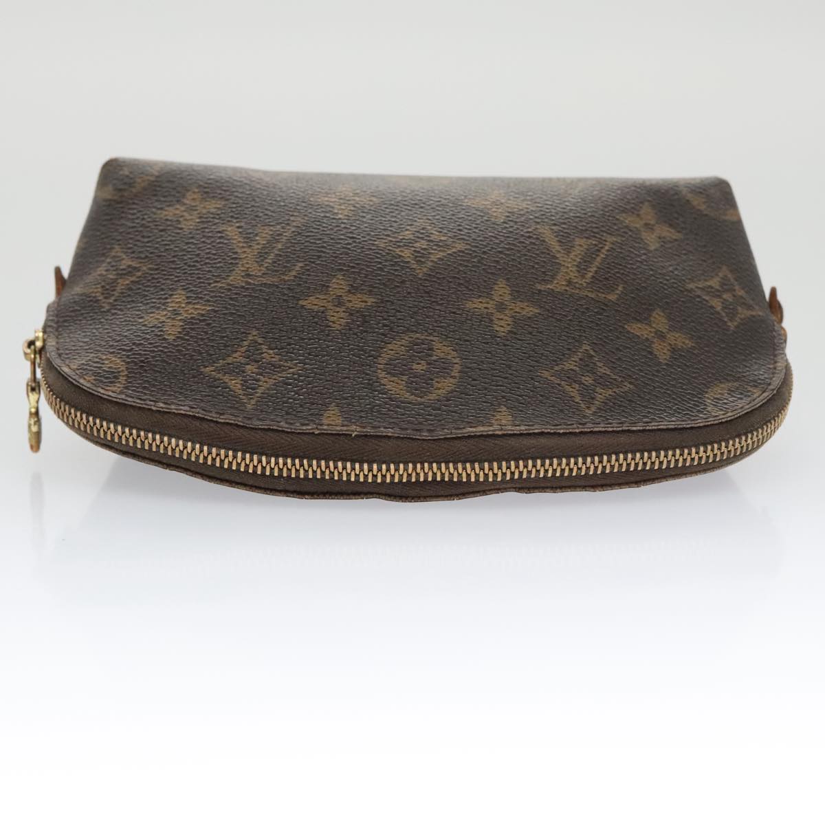 LOUIS VUITTON Monogram Pochette Cosmetic PM Cosmetic Pouch M47515 LV Auth 103547