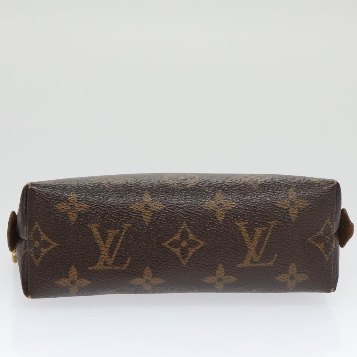 LOUIS VUITTON Monogram Pochette Cosmetic PM Cosmetic Pouch M47515 LV Auth 103547