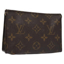 LOUIS VUITTON Monogram Poche Toilette 15 Pouch M47546 LV Auth 103553-1