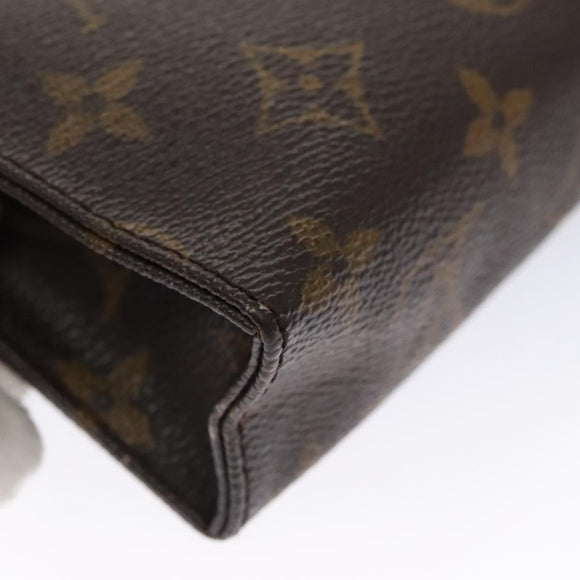 LOUIS VUITTON Monogram Poche Toilette 15 Pouch M47546 LV Auth 103553