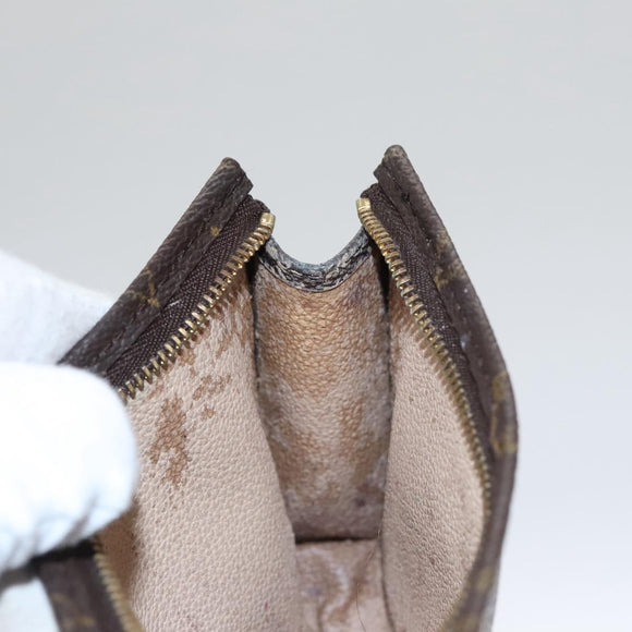 LOUIS VUITTON Monogram Poche Toilette 15 Pouch M47546 LV Auth 103553