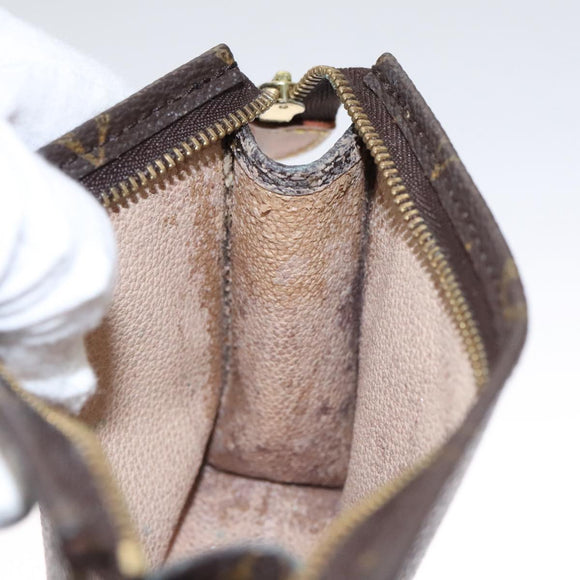 LOUIS VUITTON Monogram Poche Toilette 15 Pouch M47546 LV Auth 103553