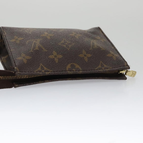 LOUIS VUITTON Monogram Poche Toilette 15 Pouch M47546 LV Auth 103553