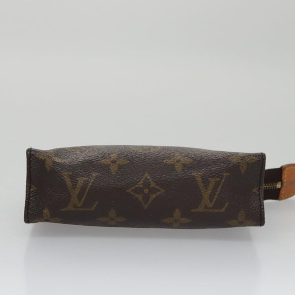 LOUIS VUITTON Monogram Poche Toilette 15 Pouch M47546 LV Auth 103553