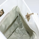 GUCCI GG Canvas Tote Bag Light Blue White gold 002 1099 3444 Auth 103559-18