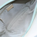 GUCCI GG Canvas Shoulder Bag Light Blue Gold 001 4158 Auth 103560-11