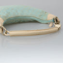 GUCCI GG Canvas Shoulder Bag Light Blue Gold 001 4158 Auth 103560-7