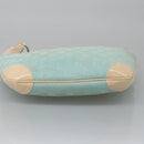 GUCCI GG Canvas Shoulder Bag Light Blue Gold 001 4158 Auth 103560-5