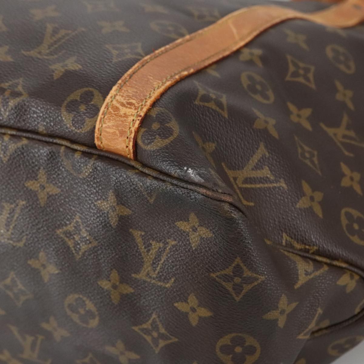 LOUIS VUITTON Monogram Sac Shopping GM Tote Bag M51110 LV Auth 103592