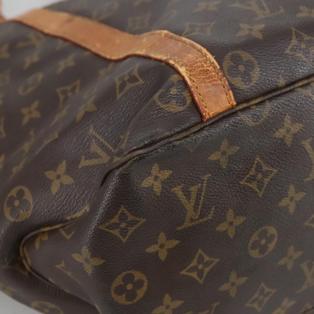 LOUIS VUITTON Monogram Sac Shopping GM Tote Bag M51110 LV Auth 103592