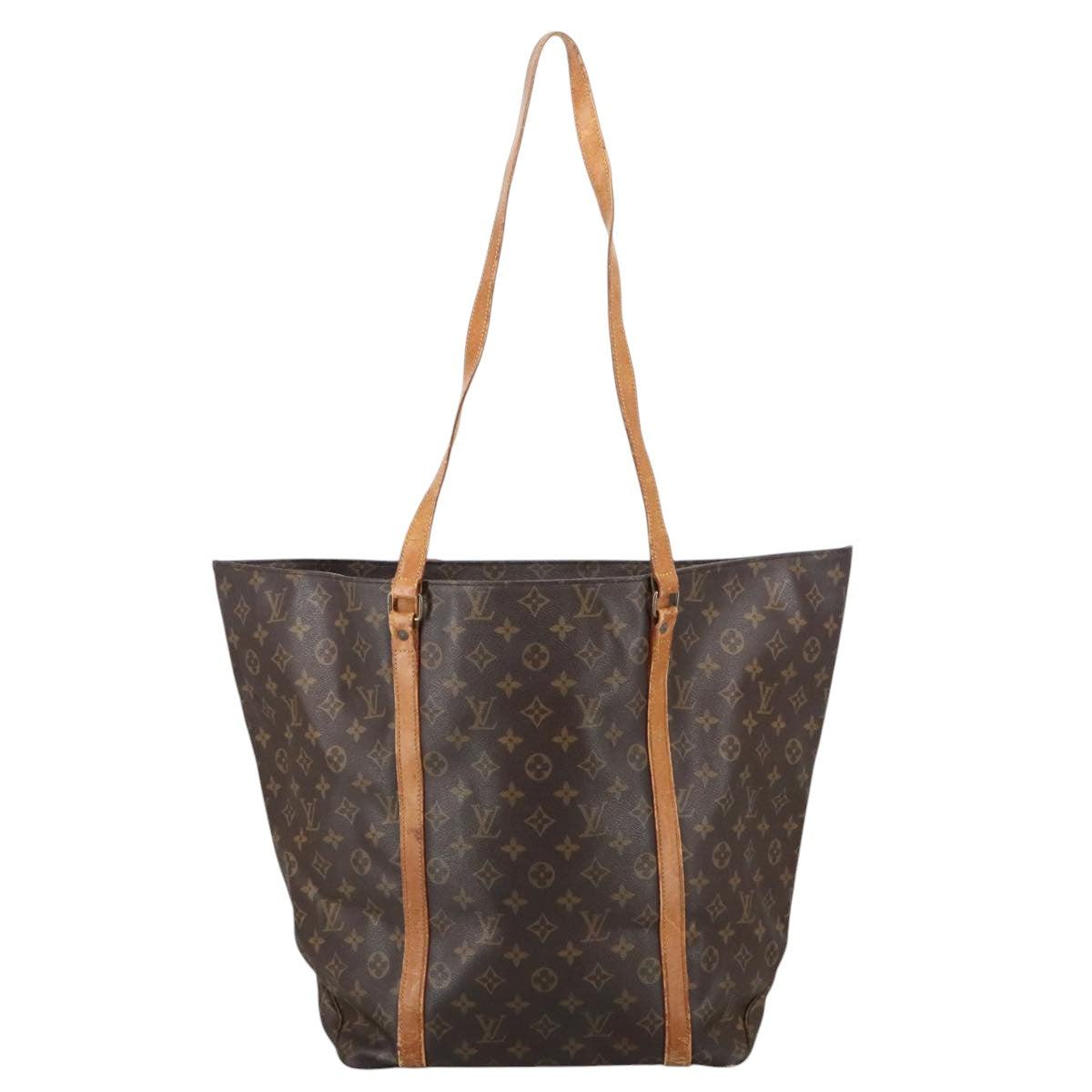 LOUIS VUITTON Monogram Sac Shopping GM Tote Bag M51110 LV Auth 103592