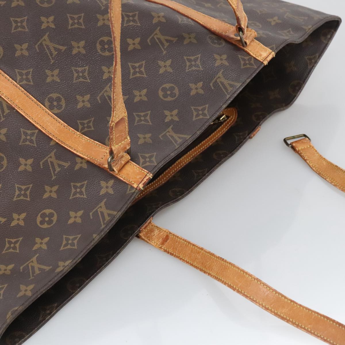 LOUIS VUITTON Monogram Sac Shopping GM Tote Bag M51110 LV Auth 103592