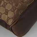 GUCCI GG Canvas Shoulder Bag Beige 109097 Auth 103594-16