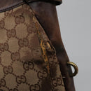 GUCCI GG Canvas Shoulder Bag Beige 109097 Auth 103594-10