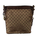 GUCCI GG Canvas Shoulder Bag Beige 109097 Auth 103594-2