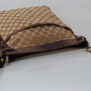 GUCCI GG Canvas Shoulder Bag Beige 109097 Auth 103594-6
