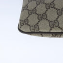 GUCCI GG Supreme Web Sherry Line Shoulder Bag PVC Beige 904 02 047 Auth 103635-15