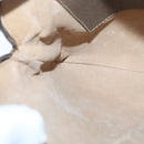 GUCCI GG Supreme Web Sherry Line Shoulder Bag PVC Beige 904 02 047 Auth 103635-19