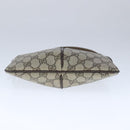 GUCCI GG Supreme Web Sherry Line Shoulder Bag PVC Beige 904 02 047 Auth 103635-5