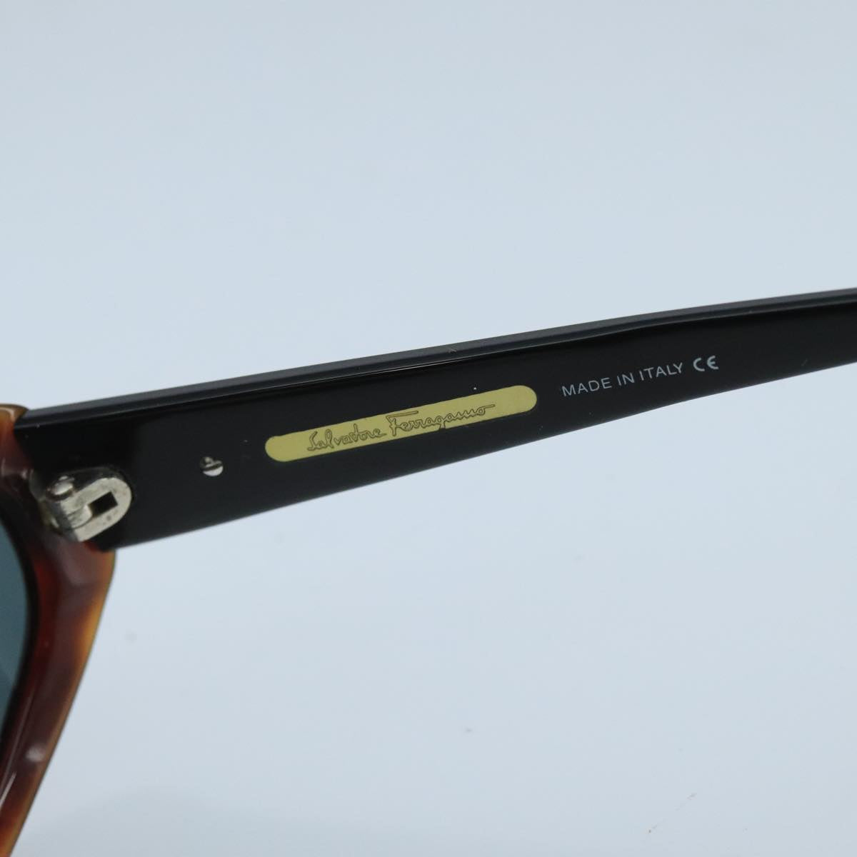 Salvatore Ferragamo Sunglasses plastic Black Auth 103642