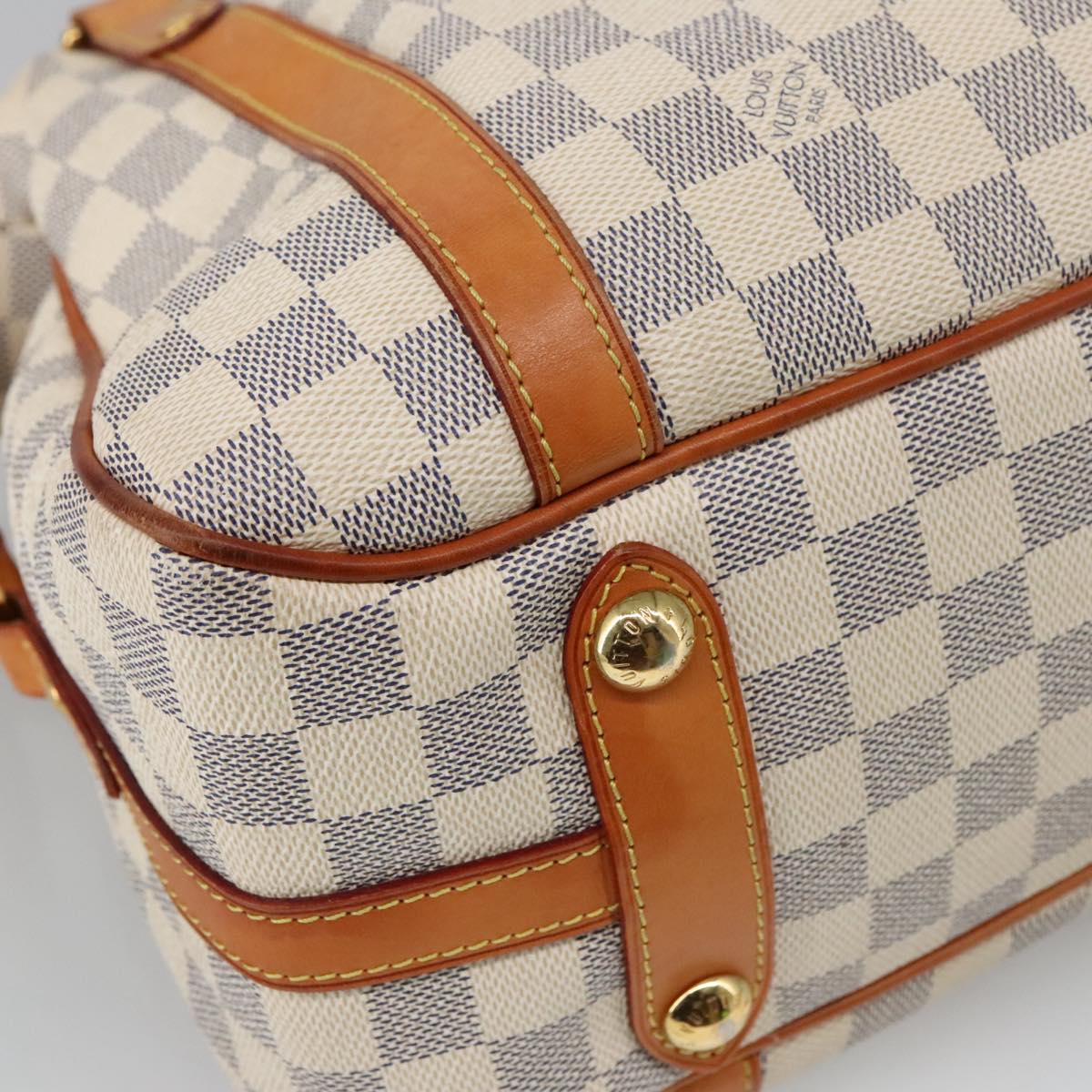 LOUIS VUITTON Damier Azur Stresa PM Tote Bag M51188 LV Auth 103643