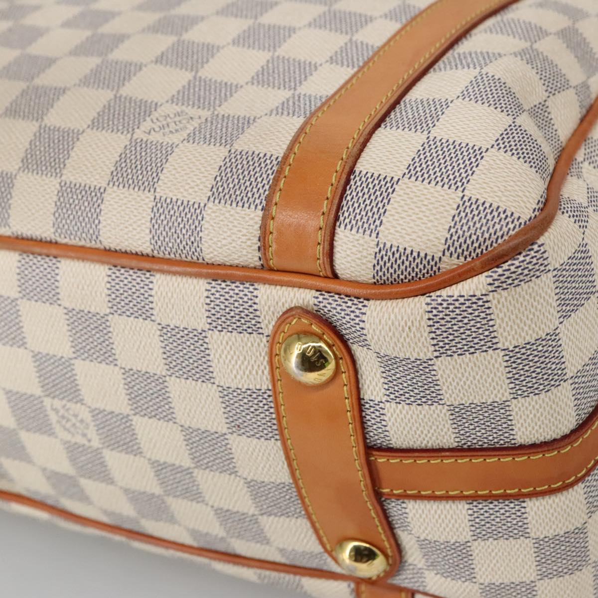 LOUIS VUITTON Damier Azur Stresa PM Tote Bag M51188 LV Auth 103643