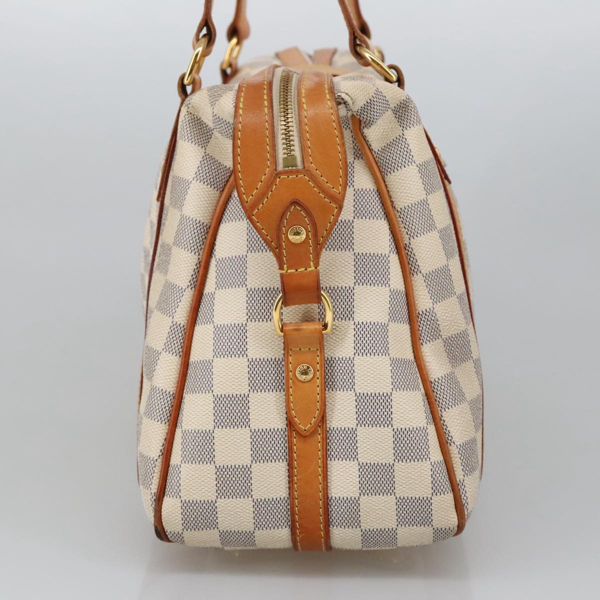 LOUIS VUITTON Damier Azur Stresa PM Tote Bag M51188 LV Auth 103643