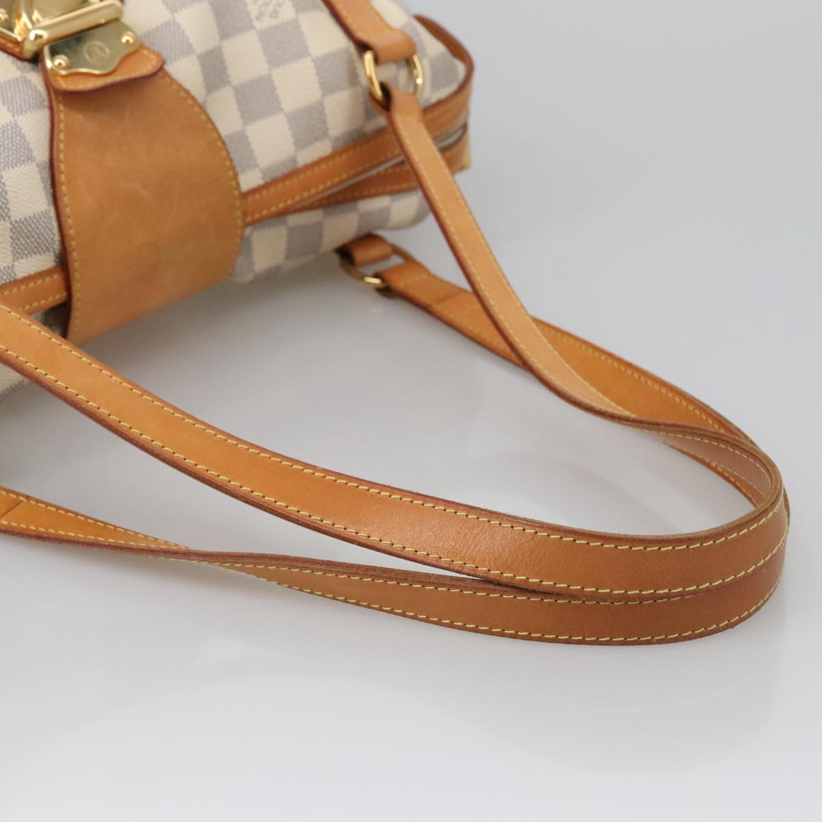 LOUIS VUITTON Damier Azur Stresa PM Tote Bag M51188 LV Auth 103643