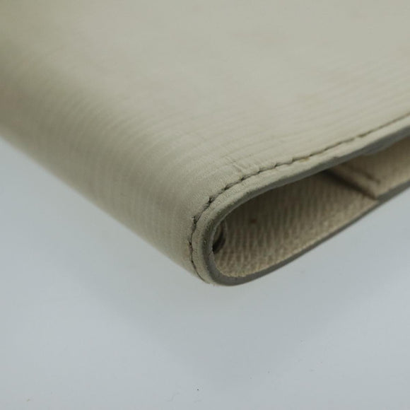 LOUIS VUITTON Epi Agenda PM Day Planner Cover White R2005J LV Auth 103668