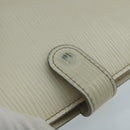LOUIS VUITTON Epi Agenda PM Day Planner Cover White R2005J LV Auth 103668-8